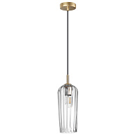 Подвес *11*154 см, E14 1*1*40W, - К, Lumion Ellie 6551/1B, матовое золото