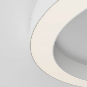 Потолочный светильник 60 см, LED*45W, 3000K, Maytoni Lua 120° C093CL-45W3K-W, Белый