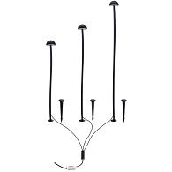 Грунтовый светильник 10,5W, 3000K, Arte Lamp MOTUS A1081PA-3BK, черный