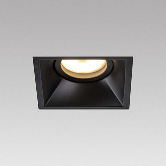 Встраиваемый светильник 9,3*9,3*-4 см, 1*GU5.3*50W, K, Lightstar Domino G214507, белый, вр 9.3 см