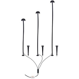 Грунтовый светильник 10,5W, 3000K, Arte Lamp MOTUS A1081PA-3BK, черный