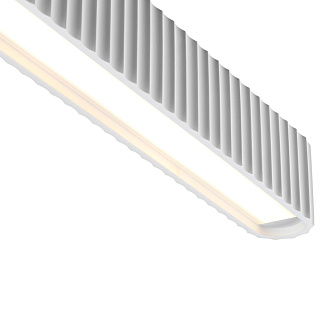 Светильник подвесной светодиодный с переключателем цв.температуры, длина провода 2м 6,6*120*8,8 см, LED 28W 3000, 4000, 6000K Novotech Yeso 359404 белый