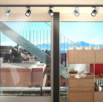 Светильник светодиодный 22 см, 15W, 4000K, NovoTech PORT ARUM 358803, серебро