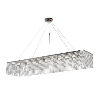 Люстра подвесная **25 см, 10*G9*40W, Arti Lampadari Milano Milano E 1.5.120X30.501 N, Матовый никель