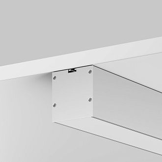 Комплект заглушек (для профиля 50×50) 2 шт., ALM-5050-S-EC 642046, *5*5 см, Maytoni Led Strip 642046, Серебро
