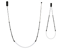 Светильник 30*150 см, Led 17W 4000К Черный Kink Light Бофорт 08060-1A,19