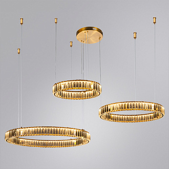Светильник 80 см, 106W, 3000K, Divinare 1135/17 SP-106, латунь