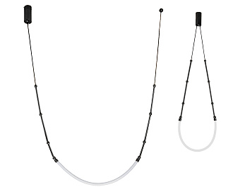 Светильник 30*150 см, Led 17W 4000К Черный Kink Light Бофорт 08060-1A,19