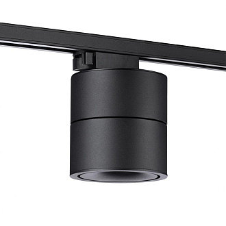 Светодиодный светильник 10 см, 15W, 4000K, Novotech Groda 358777, черный