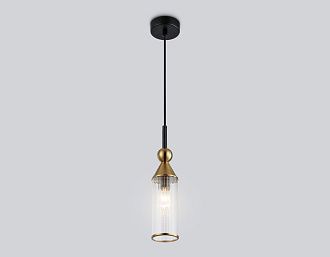 Подвесной светильник **16-150 см, 1*E14*40W, K, Ambrella Light High Light LH55251, черный, латунь