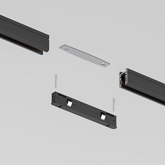 Аксессуары для трековых светильников магнитных 0,5*6,7*0,9 см, Elektrostandard Mini Magnetic 95131/00 черный