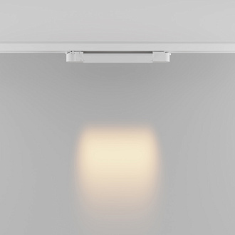 Трековый трехфазный светильник 38 см, 10W, 2700K, Maytoni Points TR195-3-10W2.7K-M-W, белый