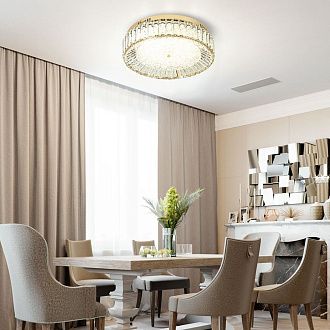 Потолочный светильник 50*50*0,0000 см, LED 55W, 3000 / 6000K, Золото MODELUX ML.2305.500
