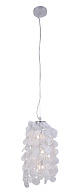 Светильник подвесной 23 см, Crystal Lux TENERIFE SP3 SILVER Серебряный