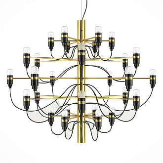 Светильник 80 см, Loft It 10196/800 Gold, черный-золото