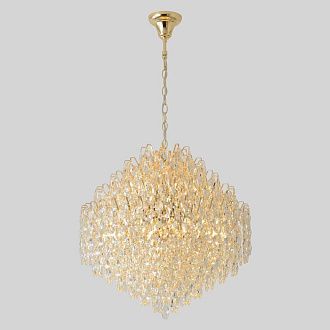 Подвесная люстра 60 см, Crystal Lux HEDONIST SP16, золото