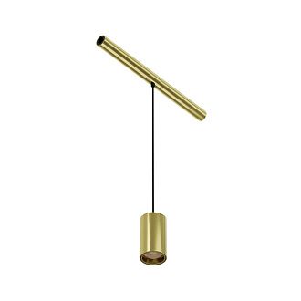 Светильник Focus Led для штанговой системы освещения Axity 3000-6000К 3Вт 36°, 20*3,5-87,3 см, LED*3W, Maytoni C105PL-3W3-6K-BS, Латунь