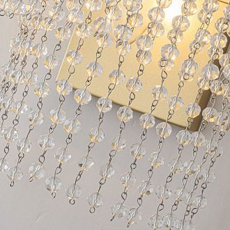 Настенный светильник 23 см, Favourite Fringe 4762-1W, золото