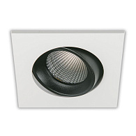 Встраиваемый светильник 9 см, 7W, 3500К, Citilux Альфа CLD001KNW4, белый-черный, вр 8 см
