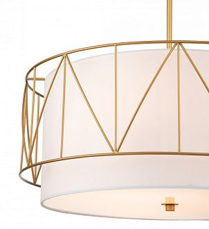 Подвесной светильник 520*520*570/1370 мм, 3*E27 золото Indigo Charme V000274, 13016/3P Gold