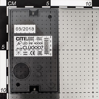 Уличный настенный светодиодный светильник Citilux CLU0007, LED 9W, 4000K, черный