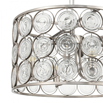 Подвесная люстра  50*120 см, 8*E14 сатин никель Vele Luce Sophie VL3233P08