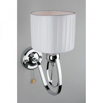 Бра 23*12,5*33 см, 1*E14, 40W, Omnilux Omnilux 638 OML-63801-01, хром
