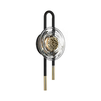 Бра 19*19*45 см, 1*LED*6W Odeon Light Magnet 5407/6WL черный