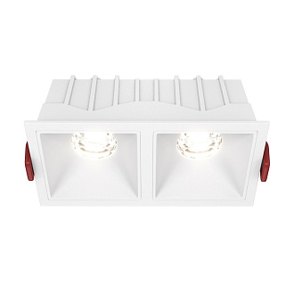 Светильник 13 см, 20W, 4000K, Technical DL043-02-10W4K-D-SQ-W, белый, 36°, Dim, Triac, вр 5,5*11,5 см