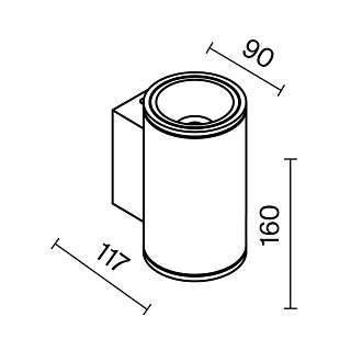 Бра 11,7*9 см, LED 10W, 3000К, Белый Maytoni Shim O303WL-L10W3K