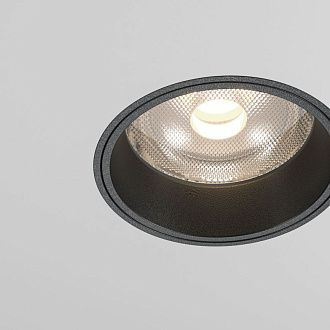 Встраиваемый спот 6 см, 12W, 4000K, Maytoni Technical Focus Led DL125-L12-4K-TRS-B, черный, вр 7 см