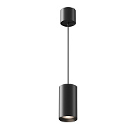 Подвесной светильник 7,5*7,5*13,5 см, LED, 20W, 4000К, Maytoni Technical Vol P100PL-20W4K-B черный