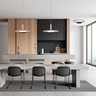 Подвесной светильник 56*200 см, *LED*24W, 3000K, Mantra Tina MAN9000, белый