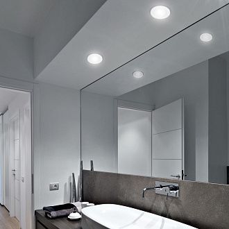 Светильник встраиваемый 9,2*3,8 см, вр 7,5 см, *LED*7W, 3000K, Mantra Metacrilato MANC0083, алюминиевый