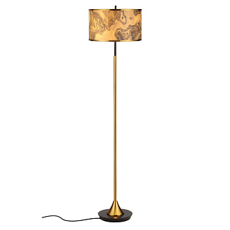 Торшер 38*38*157,5 см, 2 Е27*10W, Odeon Light Bergi, античная бронза 5064/2F