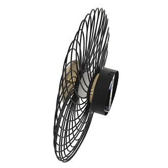 Бра *40*40-40 см, 1*LED*8W, 3000K, Lumion Camomile LUM8379/8WL, черный