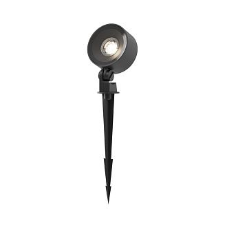 Грунтовый светильник 34 см, 18W, 3000K, Maytoni Core O495FL-L18B3K, черный