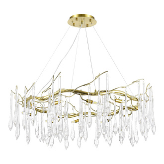 Светильник подвесной 100*40/180 см, 12*5W*G9 4000K ST LUCE Teardrops SL1660.203.12 шампань