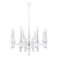 Люстра *72*-94 см, 8*E14*40W, Lumion NANA 8260/8, белый, хром