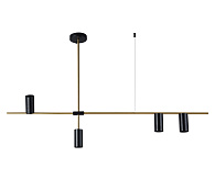 Светильник 126 см, Kink Light 07621-4,19(20), черный-бронза