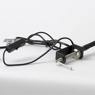 Настольная лампа 29*40/70 см, 1*E14 черный Lussole Escambia LSP-0716