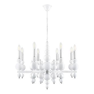 Люстра *72*-94 см, 8*E14*40W, Lumion NANA 8260/8, белый, хром