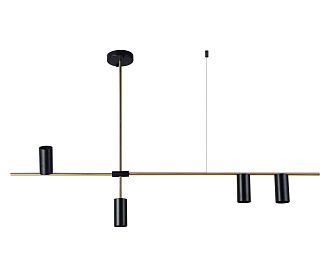 Светильник 126 см, Kink Light 07621-4,19(20), черный-бронза