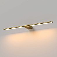 Светильник настенный светодиодный 60 см, 12W, 3000K, Elektrostandard Luar 40125/LED, латунь 