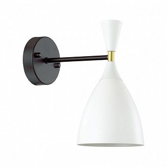 Бра Lumion Oliver 4494/1W, черный-белый