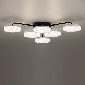 Люстра потолочная 60*67*9,5 см, 1 LED 85W 3000-4000-6000K Lumion Didana 8236/6CL черный