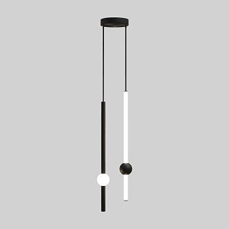 Подвесной светодиодный светильник Inodesign Orion Black Double High 40.9020