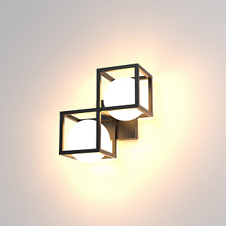 Бра 23*14,5*23 см, G9 * 2 10W,  Mantra Desigual 7608, черный