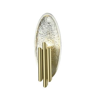 Бра 17*17*45 см, 2*G9 Gerhort G11075/2wGD+SL, Серебро