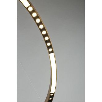 Подвесной светильник 80*60-130 см, 1*LED, 43W, 4000K, Aployt Noella APL.051.13.43, латунный